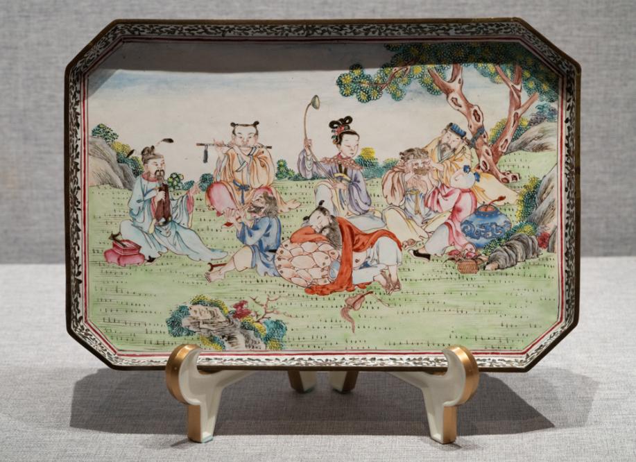 DSC03642-八仙图盘-清-珐琅