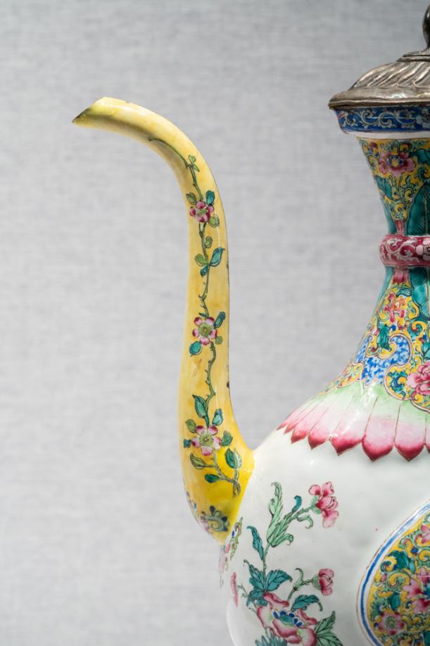 DSC04041-花卉纹执壶-清-珐琅