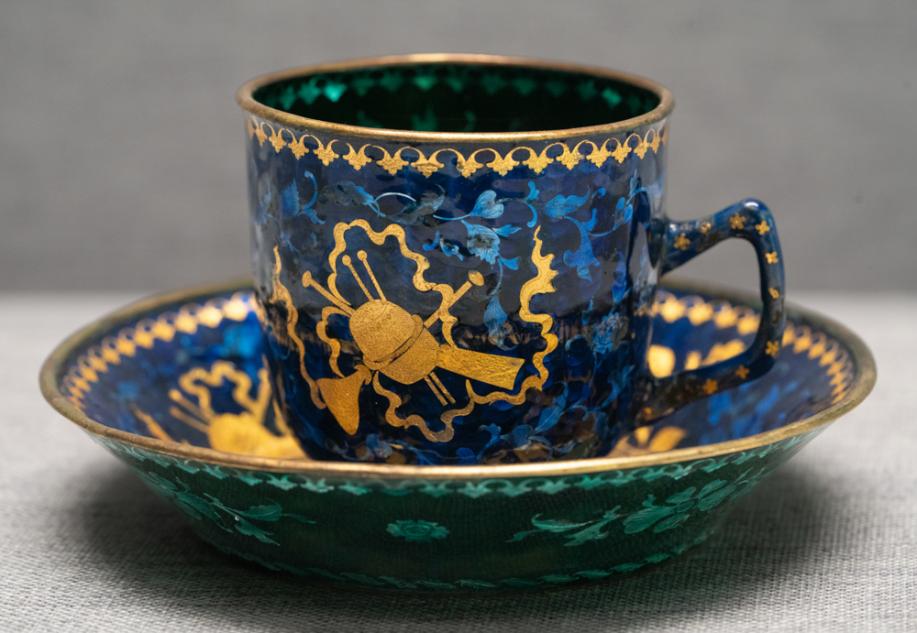 DSC03919-透明珐琅贴金银箔杯碟-清-珐琅