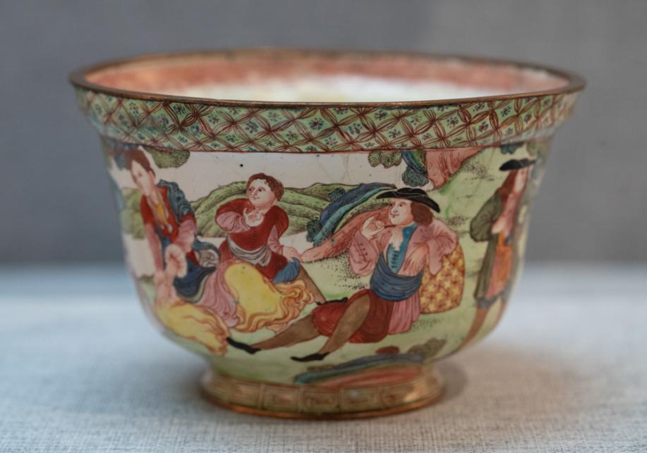 DSC03575-西洋人物盖碗(缺盖)-清