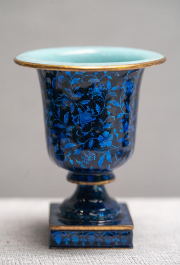 DSC03916-蓝地透明珐琅贴银箔方座杯-清-珐琅